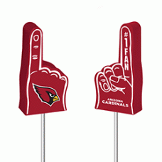 Arizona Cardinals #1 Antenna Topper Finger / Dashboard Buddy (NFL Football)
